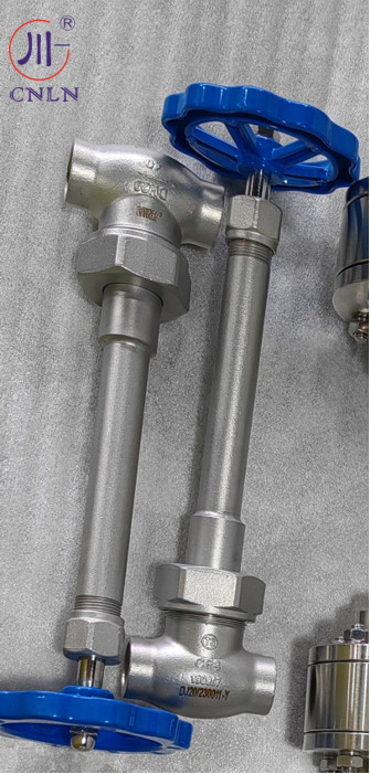 PN40 DN15 SS304/SS316 laagtemperatuur bolklep voor LNG/LOX/LN2/LAR/LCO2