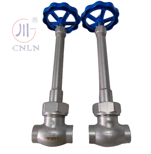 PN40 DN15 SS304/SS316 laagtemperatuur bolklep voor LNG/LOX/LN2/LAR/LCO2