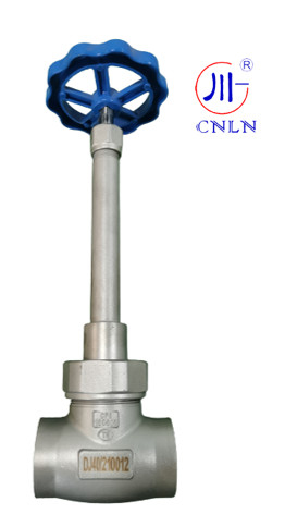 SS304/316 Cryogene bolkleppen met lange stam voor cryogene opslagtanks/containers
