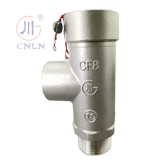 Cryogene DN15 PN40 laagopheffende veiligheidsklep SS304/316 voor tank/skid/trailer