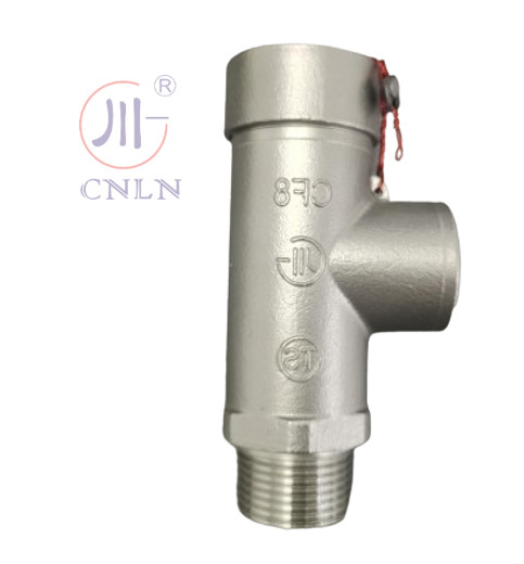 Cryogene DN15 PN40 laagopheffende veiligheidsklep SS304/316 voor tank/skid/trailer