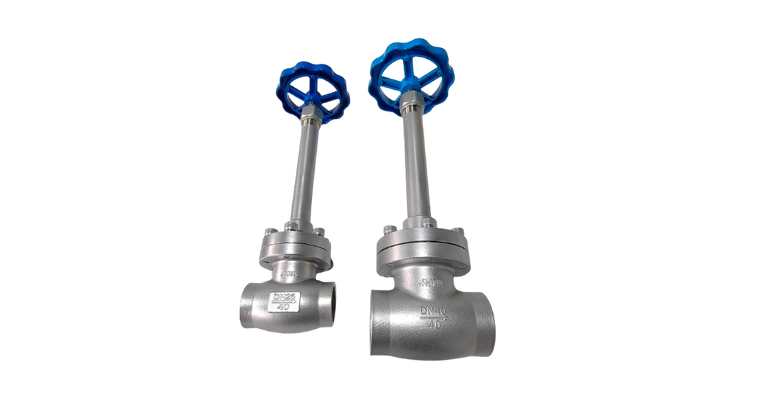 Handmatige cryogene afsluiting van de klep - -196 °C tot + 80 °C voor LNG LOX LIN LAR LCO2