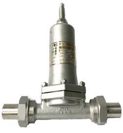 PN25 Cryogene regelaar van de druk van de regelklep Grote stroom -196~+80 °C Voor LNG LOX LIN