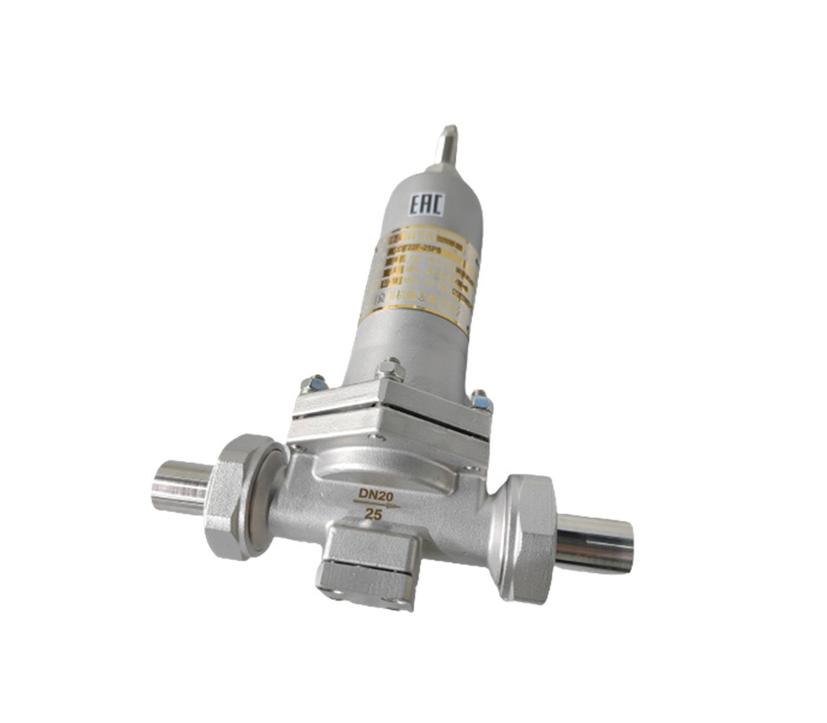 PN25 Cryogene regelaar van de druk van de regelklep Grote stroom -196~+80 °C Voor LNG LOX LIN