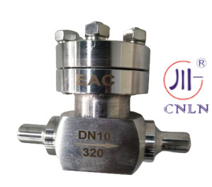 Cryogene hoogdruk globe-klep Controle-klep -196~+80 °C Voor LNG LOX LIN LAR LCO2 tank