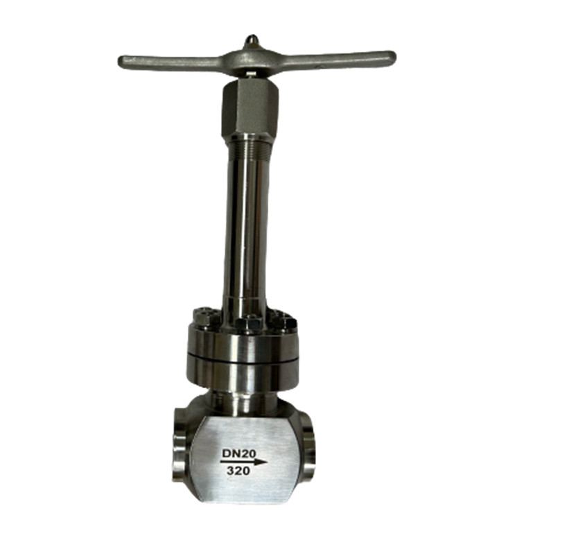 Cryogene hogedruk globe-klep-draadverbinding -196~+80 °C Voor LNG LOX LIN LAR LCO2-tanks