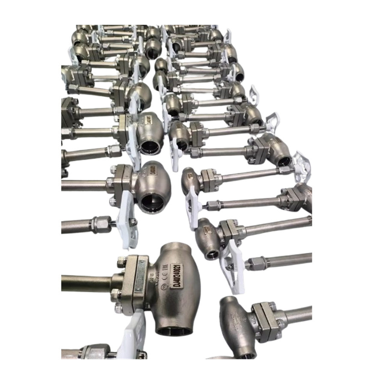 PN50 Cryogene bolklep -196~+80 °C Voor LNG LOX LIN LAR LCO2 Tank Vloeibare gassen