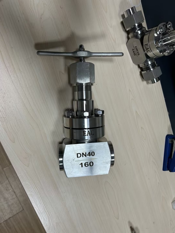 LNG LOX LIN LAR LCO2 Tank Cryogeniek Hoogdruk Globus Valve Hoogwaardige PN320 Valve