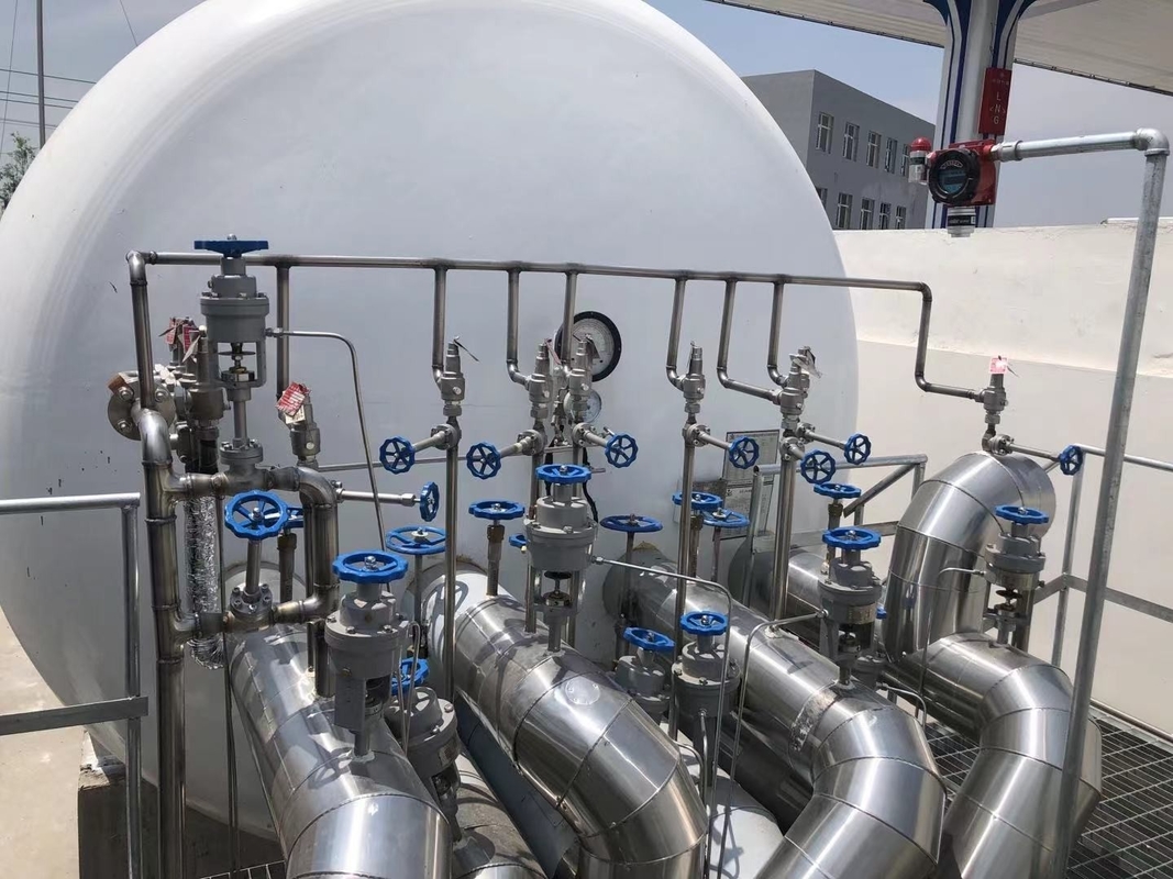 LOX LNG LIN LAR Vloeibare cryogene tank Hoogdrukcontroleventiel, globeventiel PN320