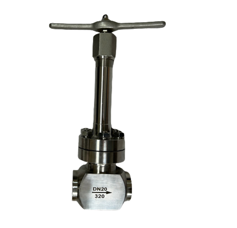 DJ61F-50P Cryogene Globeafsluiter met 5,0 MPa maximale druk en -196°C tot +80°C temperatuurbereik voor LNG/LOX-toepassingen