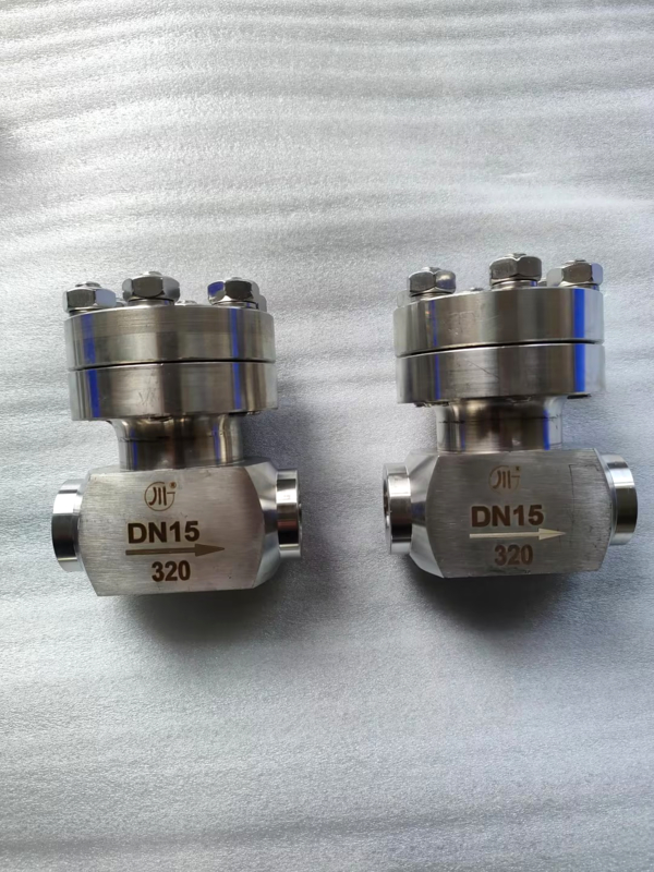 DJ61F-50P Cryogene Globeafsluiter met 5,0 MPa maximale druk en PTFE-afdichting voor LNG/LOX-tanktoepassingen