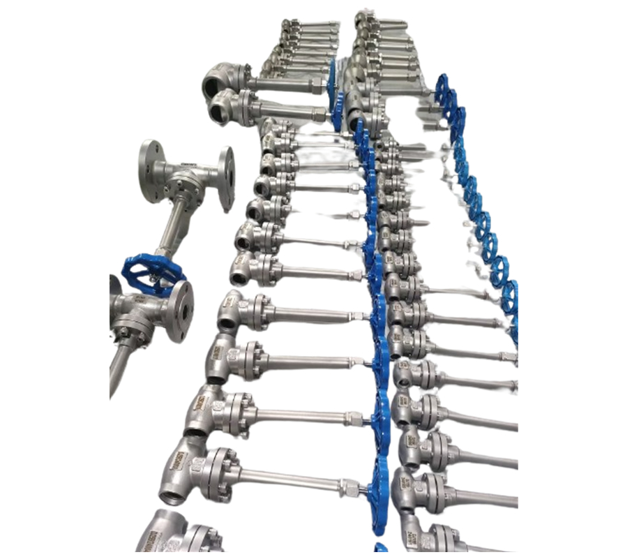 DN32 Cryogene Globe Afsluiter Roestvrij Staal 304/316 5.0Mpa -196°C