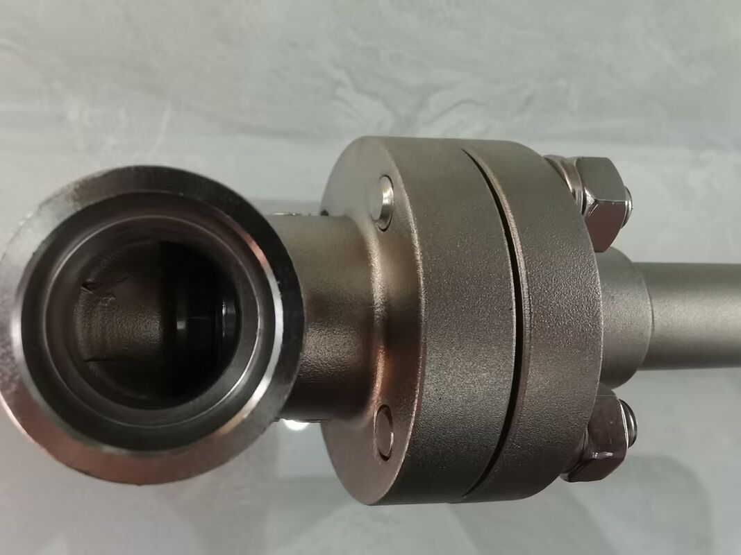 Rustvrij staal 304/316 Cryogene bolklep met een maximale druk van 5,0 Mpa en een temperatuurbereik van -196 °C tot +80 °C