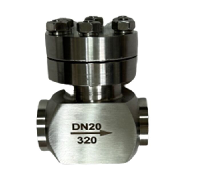 Cryogene terugslagklep met 320 Mpa maximale druk Roestvrij staal 304/316 voor temperatuurbereik -196 tot +80°C