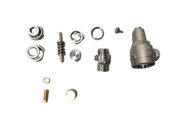 Vloeibaar staal SS304/316 cryogene veiligheidsklep met maximale druk van 4,0 Mpa voor een temperatuurbereik van -196 °C tot +120 °C