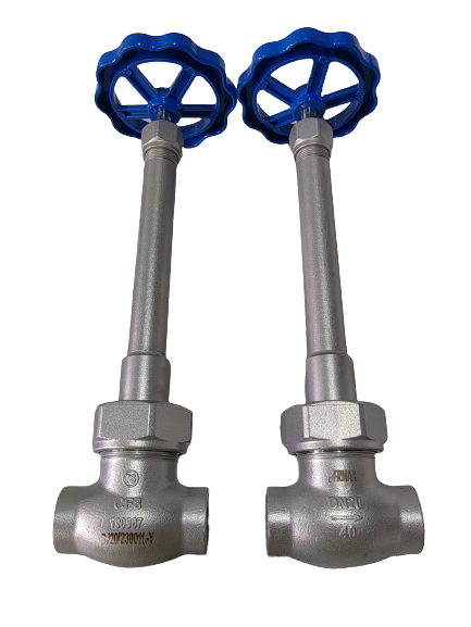 Rustvrij staal 304/316 Cryogene bolklep met een maximale druk van 5,0 Mpa en een temperatuurbereik van -196 °C tot +80 °C