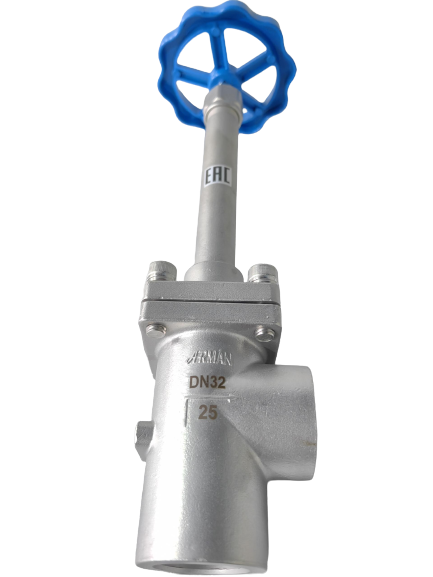 ISO CE EAC gecertificeerde cryogene bolklep met een maximale druk van 5,0 Mpa en een temperatuurbereik van -196 °C tot +80 °C in roestvrij staal 304/316