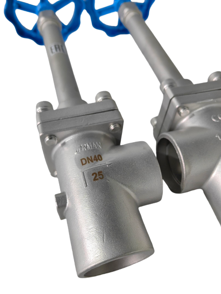 ISO CE EAC gecertificeerde cryogene bolklep met een maximale druk van 5,0 Mpa en een temperatuurbereik van -196 °C tot +80 °C in roestvrij staal 304/316