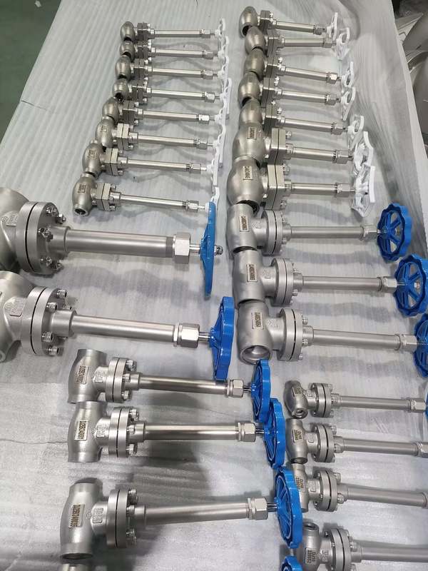 ISO CE EAC gecertificeerde cryogene bolklep met roestvrij staal 304/316 en temperatuurbereik van -196°C tot +80°C voor maximale druk van 5,0Mpa