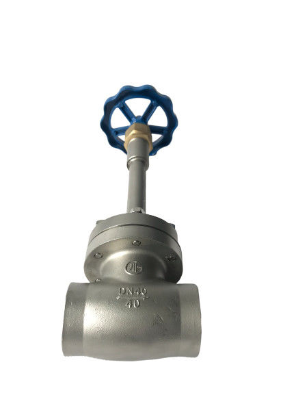 Verwarmingseinde CF8 CF8M Cryogene globelventiel met lange stam voor LNG/LOX/LN2/LAR/LCO2